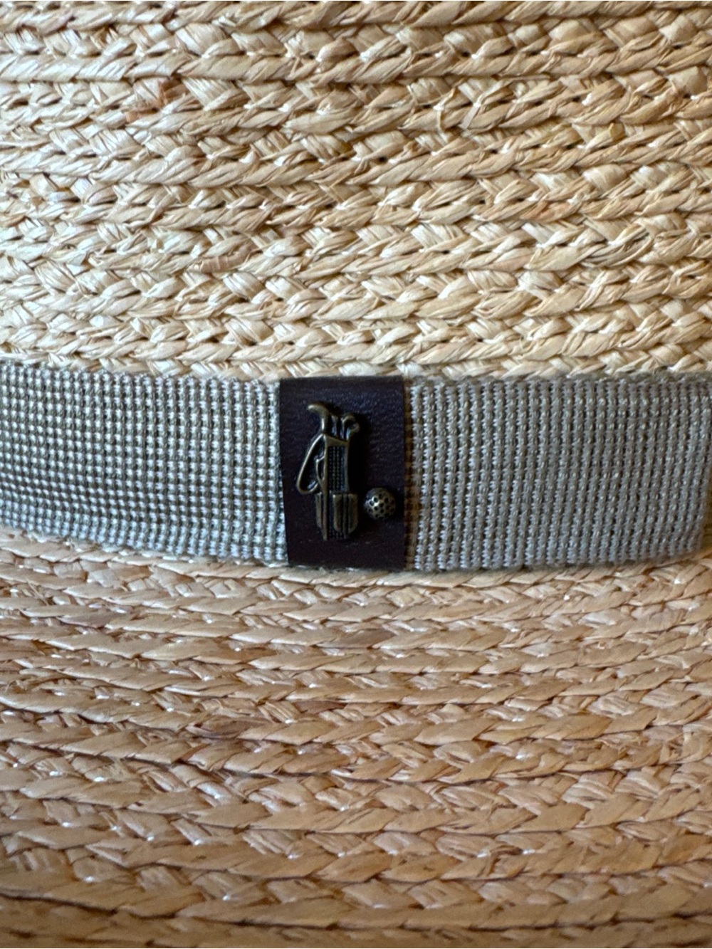 Scala Pro Series Gambler Golf Hat 100% Raffia Straw Handmade Hat S/M - Picture 2 of 8